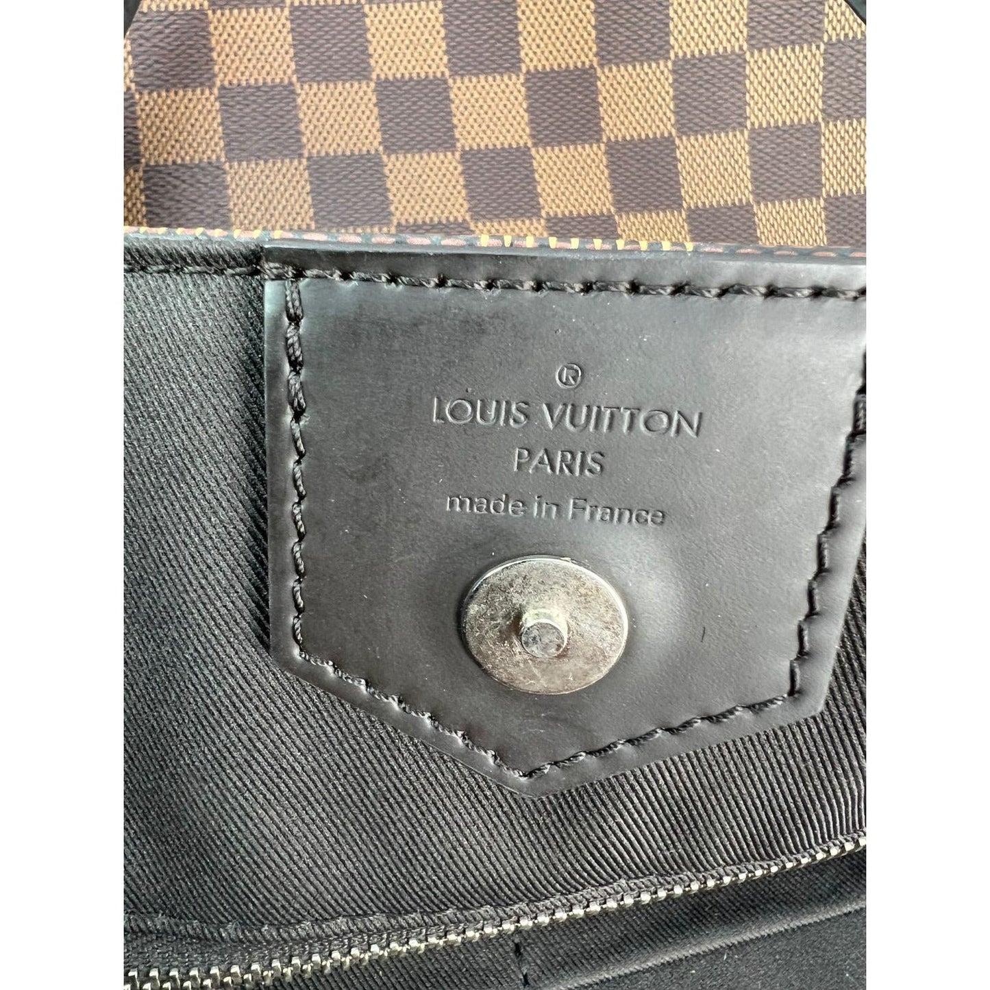 Louis Vuitton Savane Damier Ebene Zebra Atlas Tote