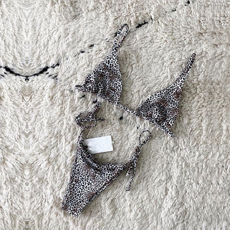 Sexy Micro Mini Bikini Set Solid Swimsuit Women Thong Bathing Suit Swimwear