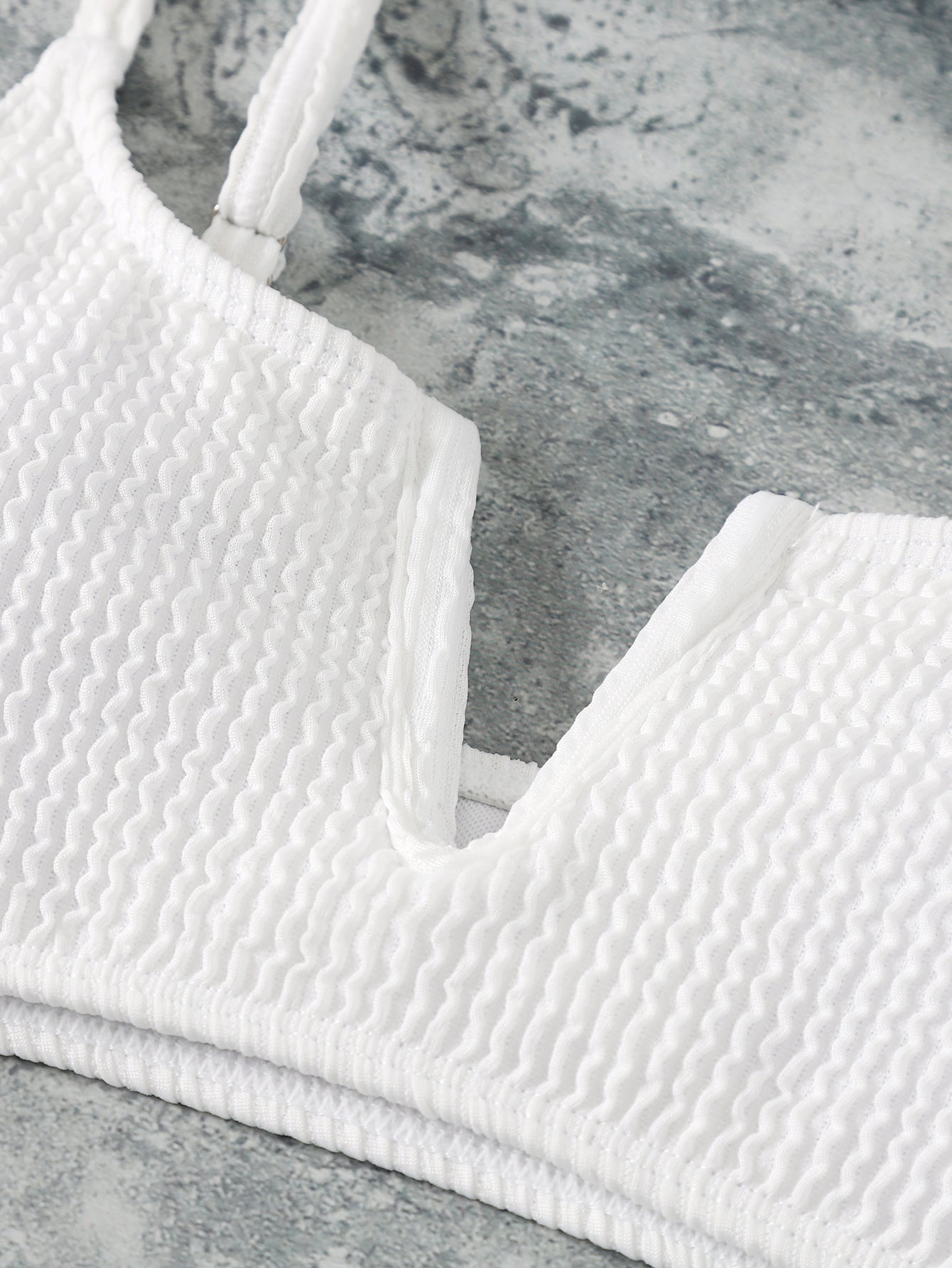 Women Hollow Out Cutout out V neck Sexy Swimsuit Bikini