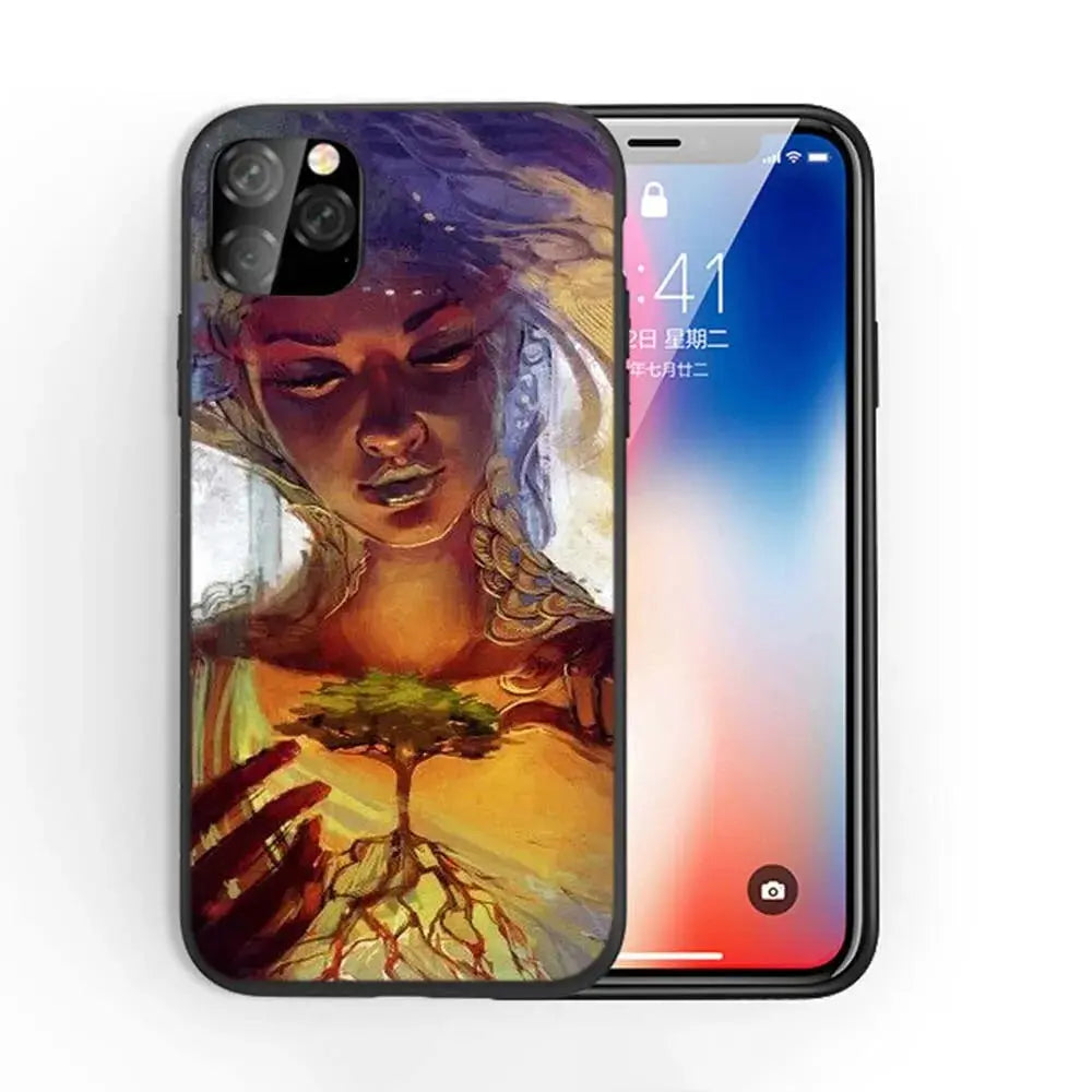 Afro Girls Art iPhone Case