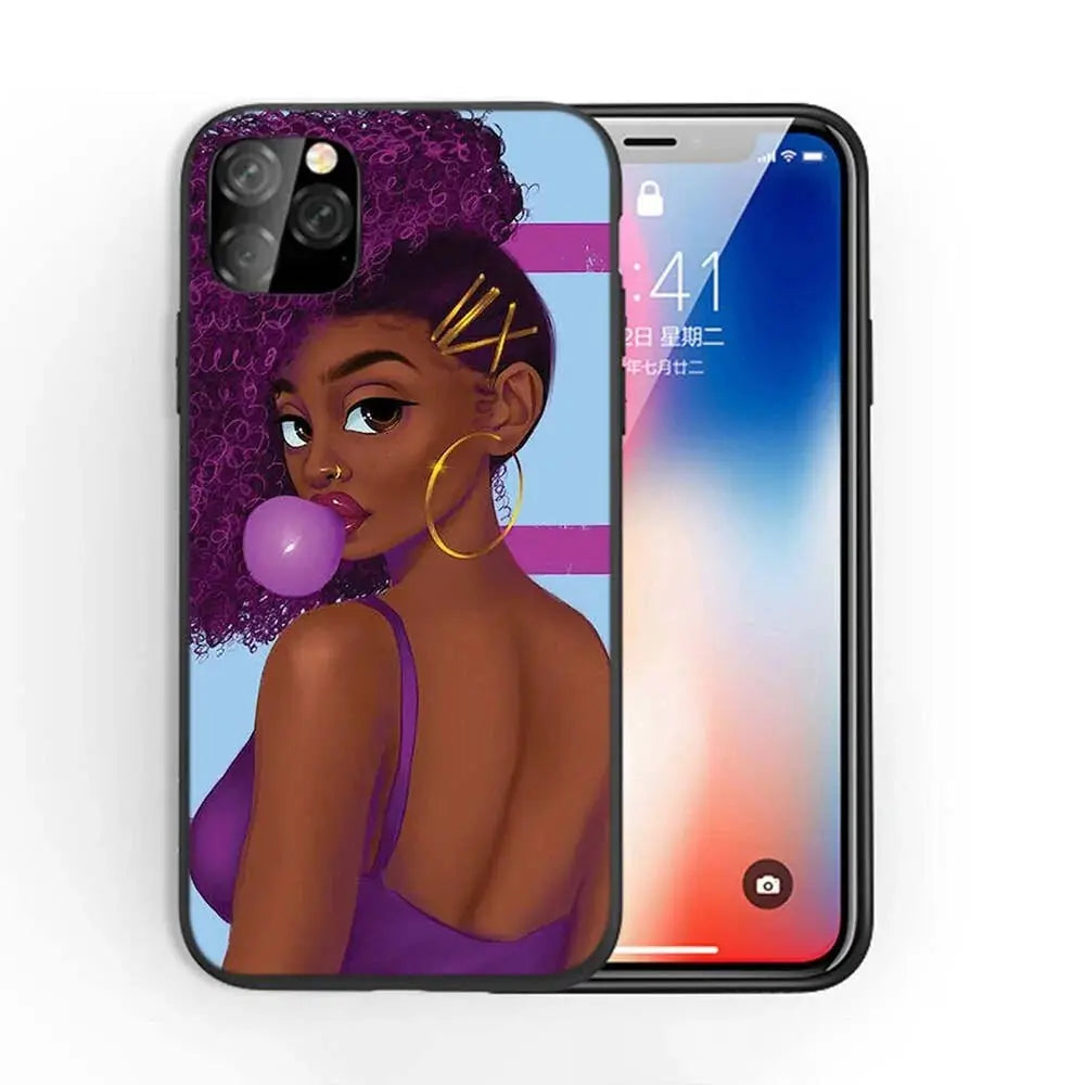 Afro Girls Art iPhone Case