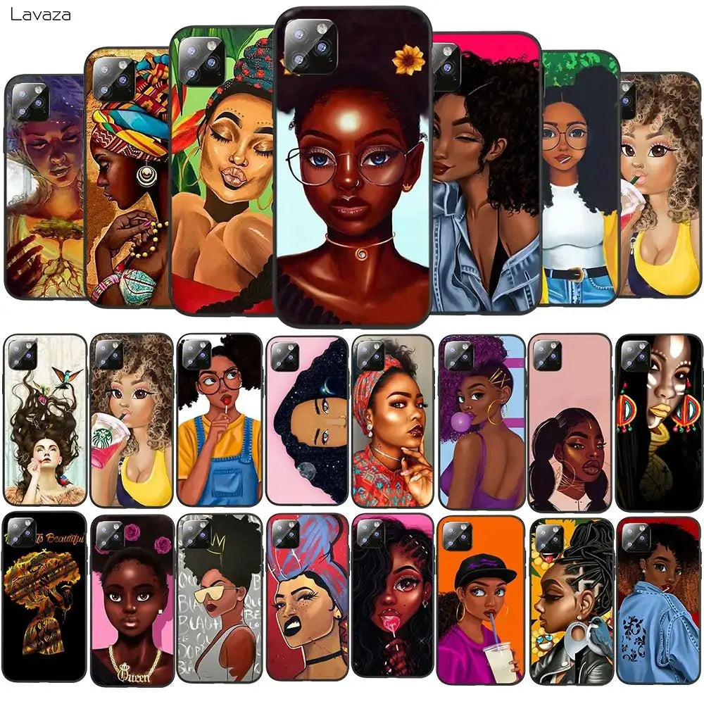 Afro Girls Art iPhone Case