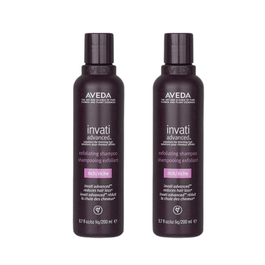 Aveda Invati Advanced Exfoliating Shampoo Rich 200 ml -2 Pack