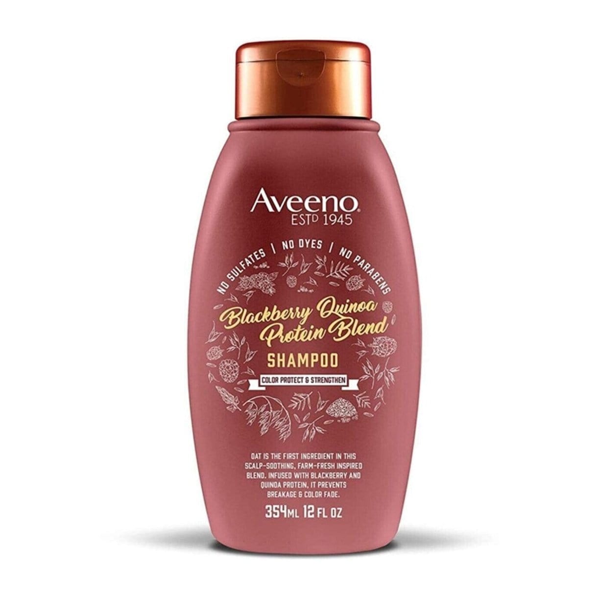 Aveeno Blackberry Quinoa Protein Blend Shampoo 354 ml
