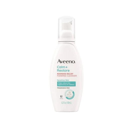 Aveeno Cleaners Anti-Redness Face Wash Foam 180ml