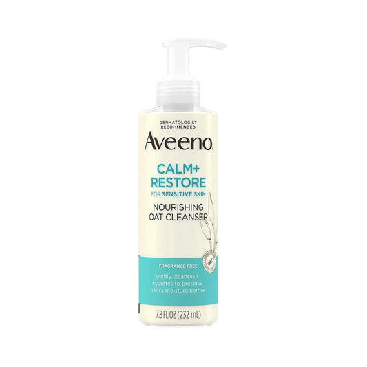 Aveeno Nettoyant Visage Nourrissant à l'Extrait d'Avoine pour Peaux Sensibles 232 ml