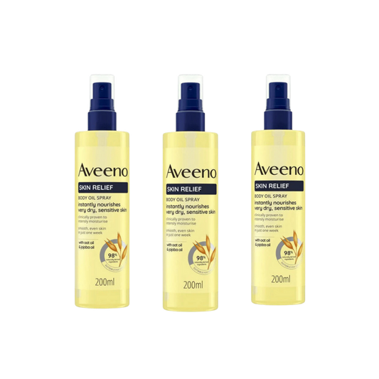 Aveeno Skin Relief Body Oil 200 ml -3 Pack