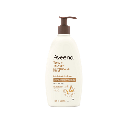 Aveeno Tone + Texture Exfoliating and Moisturizing Daily Body Lotion 532 ml