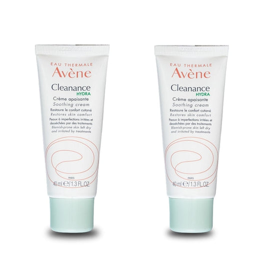 Avene Cleanance Hydra Cream 40 ml Moisturizing Cream -2 Pack
