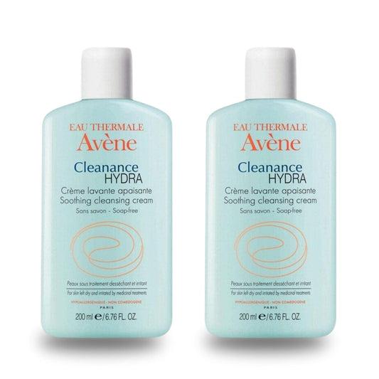 Avene Cleanance Hydra Soothing Cleansing Cream 200 ml -2 Pack