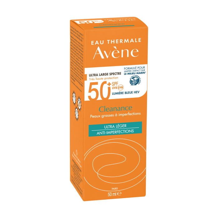 Avène Cleanance Crème Solaire Ultra Légère SPF50+ 50 ml