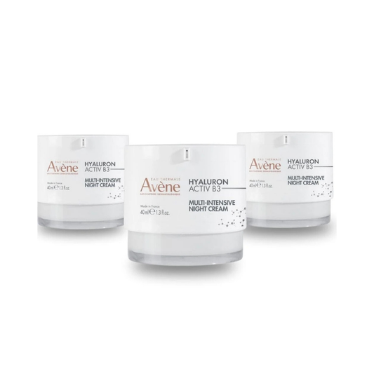 Avene Hyaluron Activ B3 Night Cream 40 ml -3 Pack