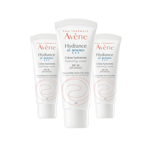 Avene Hydrance UV-Rich Moisturising Cream SPF 30 40 ml 3 Pack