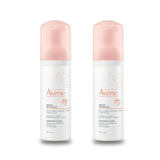 Avene Mousse Nettoyante Cleansing Foam 150ml -2 Pack