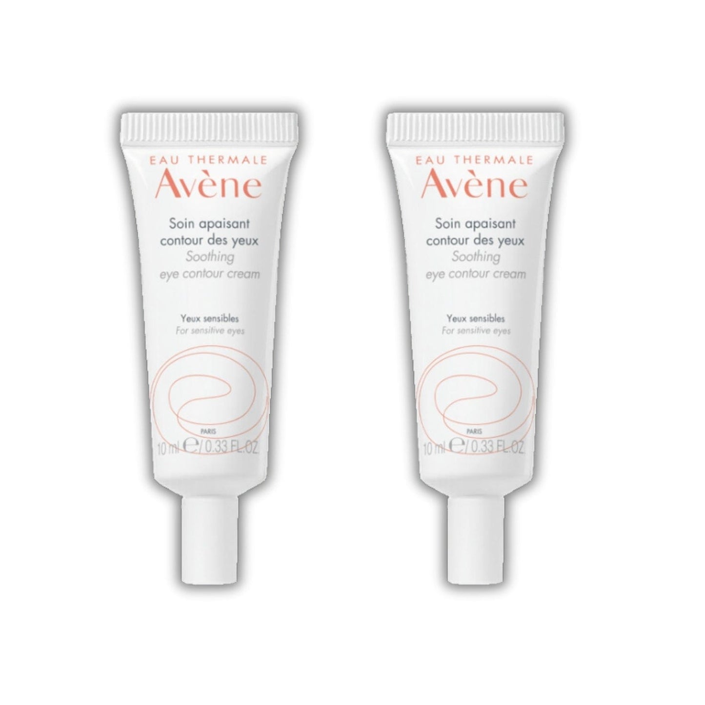Avene Soothing Care Cream for Eye Contour 10 ml -2 Pack