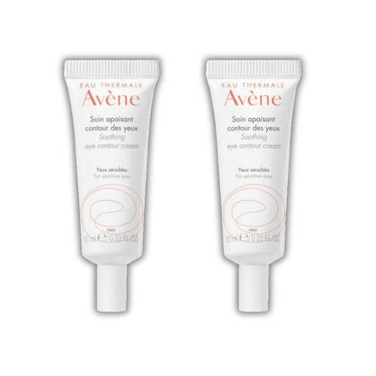 Avene Soothing Care Cream for Eye Contour 10 ml -2 Pack