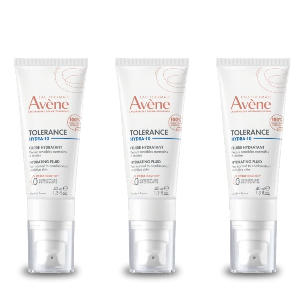 Avène Tolerance Hydra-10 Crème Fluide Hydratante 40 ml - Lot de 3