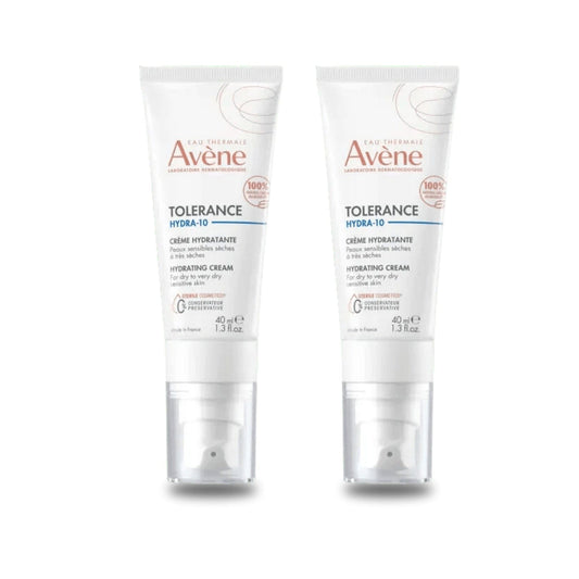 Avene Tolerance Hydra-10 Moisturizing Cream 40 ml -2 Pack