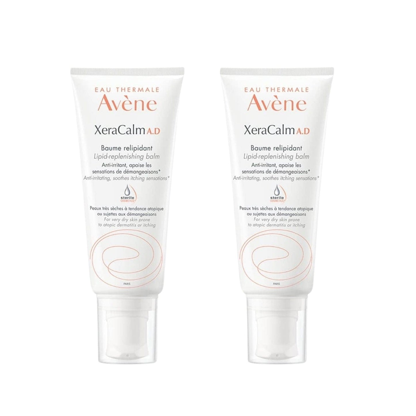 Avène XeraCalm AD Baume Hydratant Relipidant 200 ml - Lot de 2 
