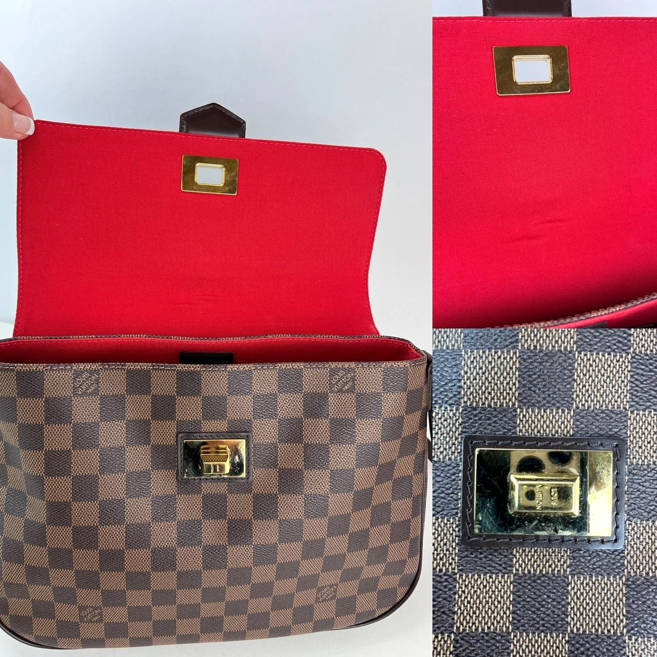 Louis Vuitton Besace Rosebury Damier Ebene Crossbody Bag