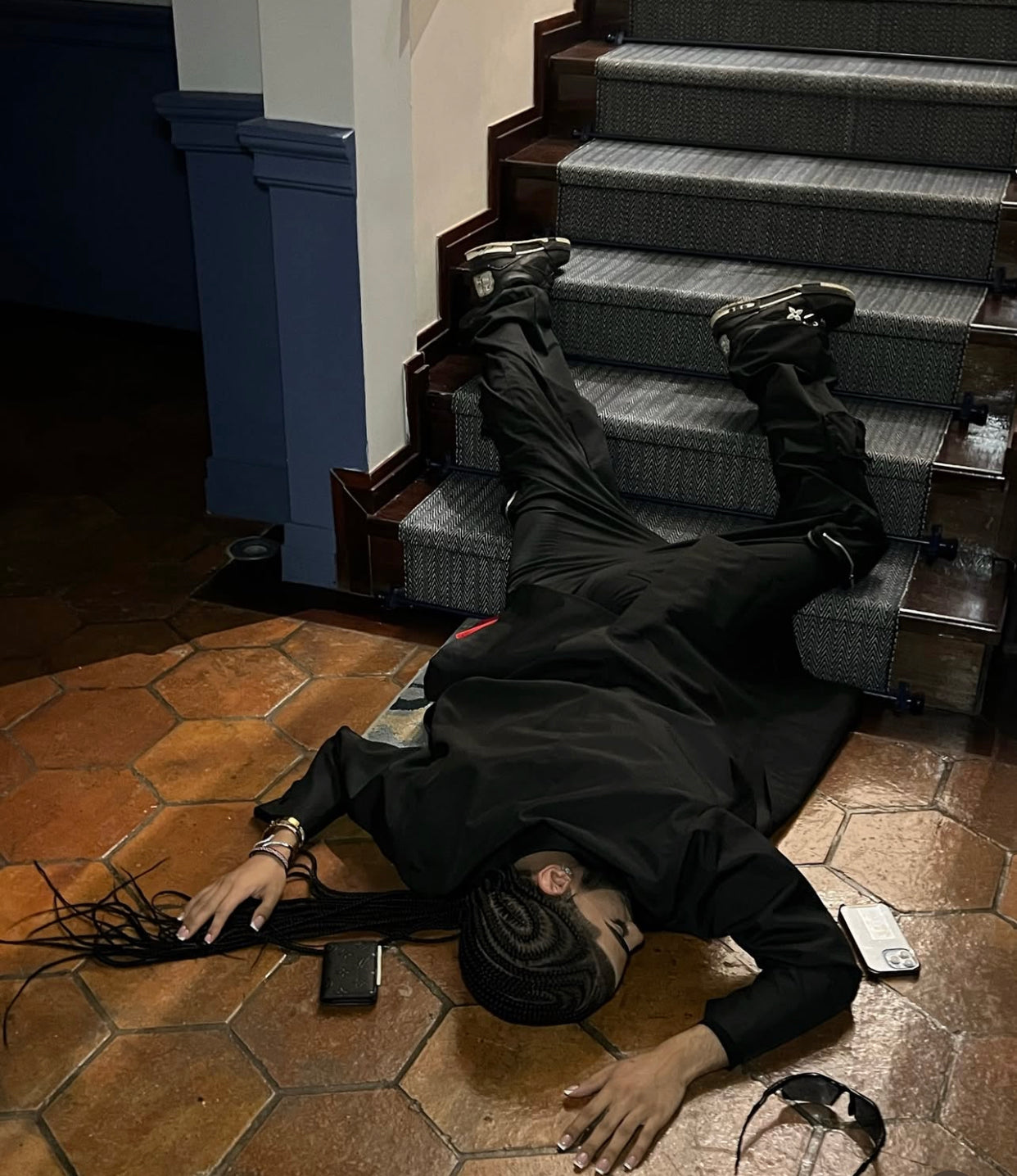 Feeding Braid Wig (Medium Brown Full Lace) Color 1B, Waist Length - Sharon