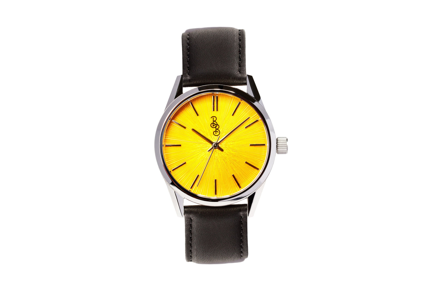 Yellow Sunburst Watch