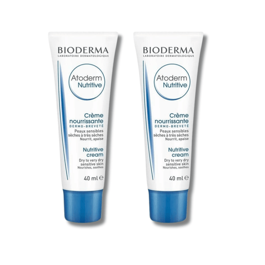 Bioderma Atoderm Nutrition Nourishing Face Cream 40 ml -2 Pack