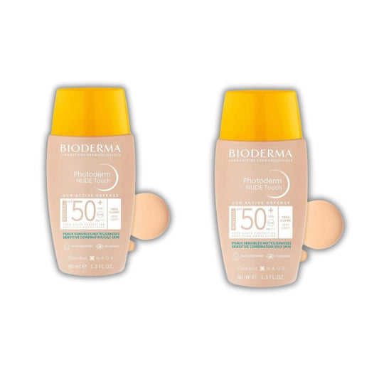 Bioderma Photoderm Nude Touch SPF50+ Very Light 40 ml -2 Pack