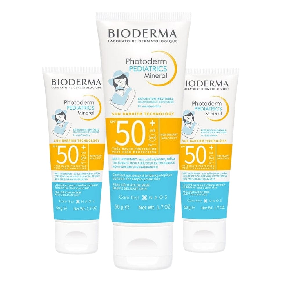 Bioderma Photoderm Pediatrics Mineral SPF50+ 50 ml -3 Pack