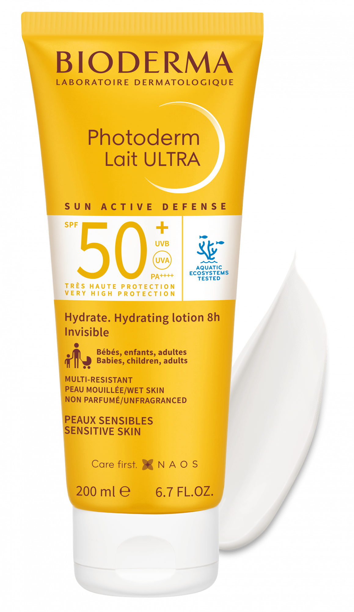 Bioderma Photoderm SPF 50+ Lait Ultra Solaire 200 ml - Lot de 3