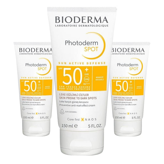 Bioderma Photoderm Spot Crème Solaire Anti-Taches SPF 50+ 150 ml - Lot de 3
