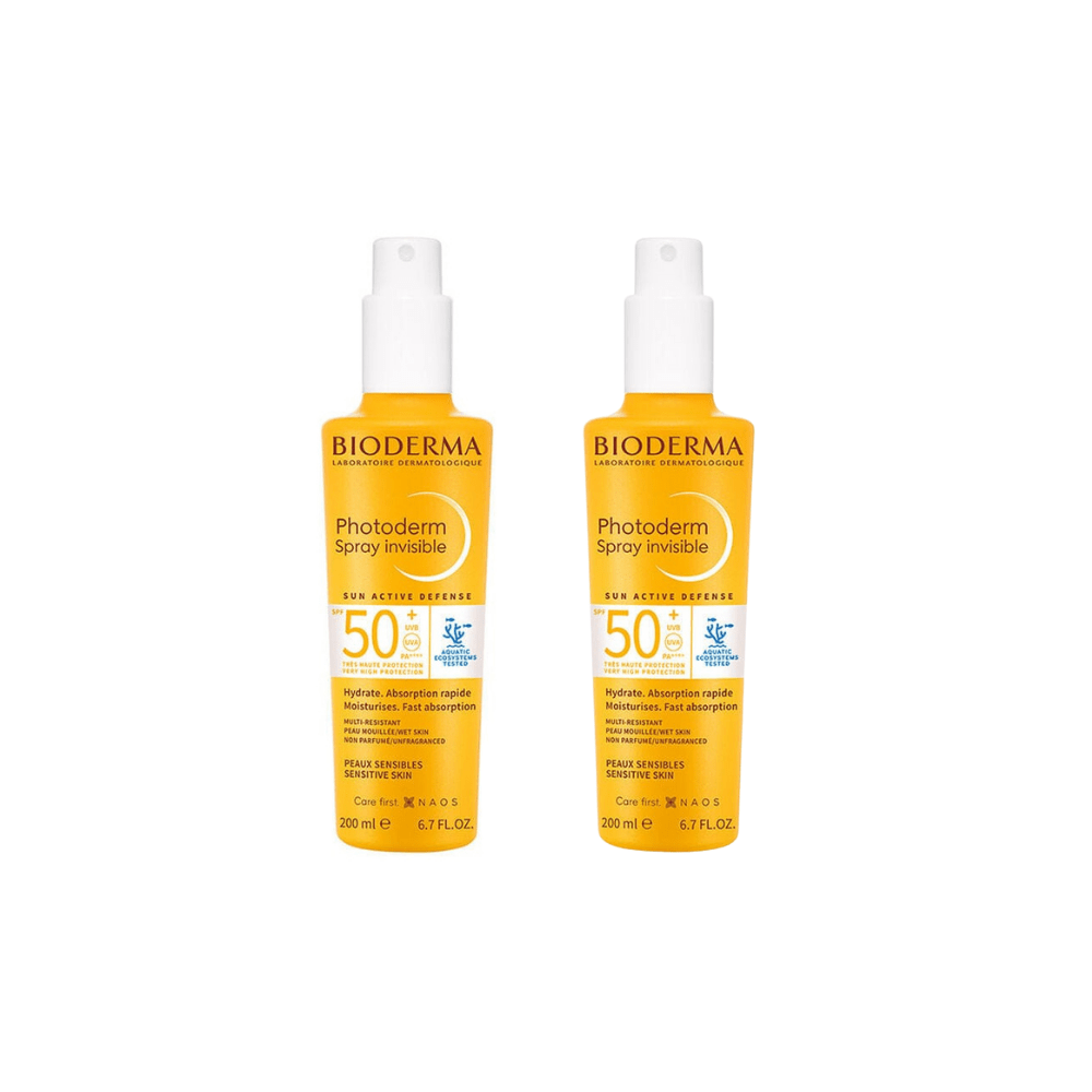 Bioderma Photoderm Spray SPF50+ Sunscreen 200ml 2 Pack