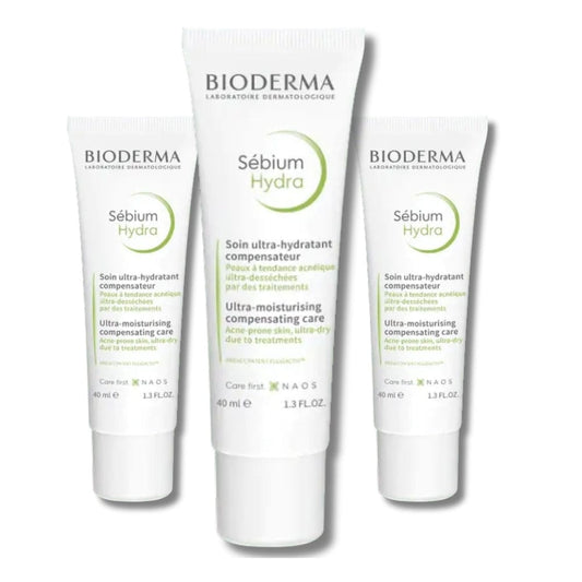 Bioderma Sebium Hydra Cream 40 Ml -3 Pack