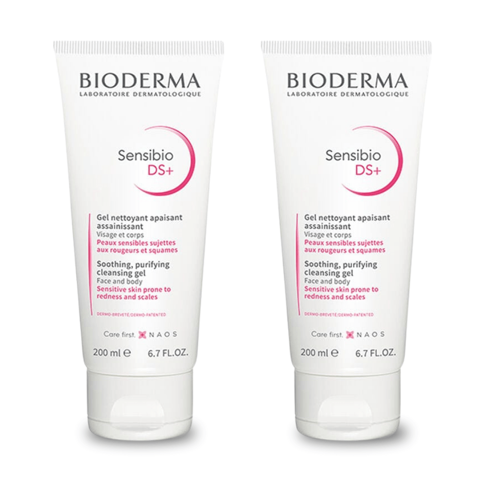 Bioderma Créaline DS+ Gel Nettoyant Moussant 200 ml - Lot de 2
