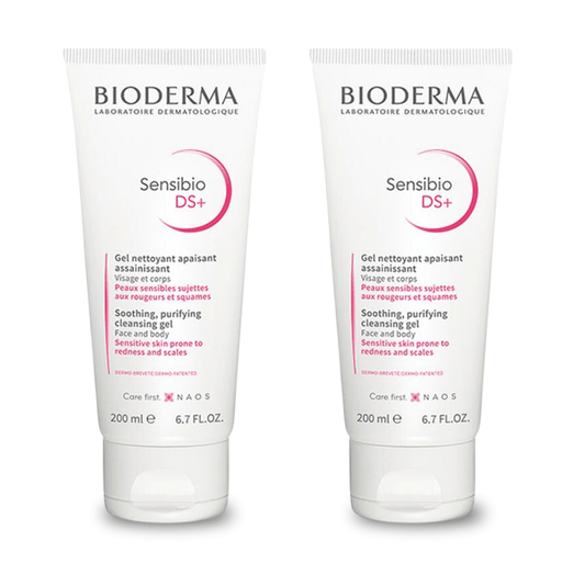 Bioderma Créaline DS+ Gel Nettoyant Moussant 200 ml - Lot de 2