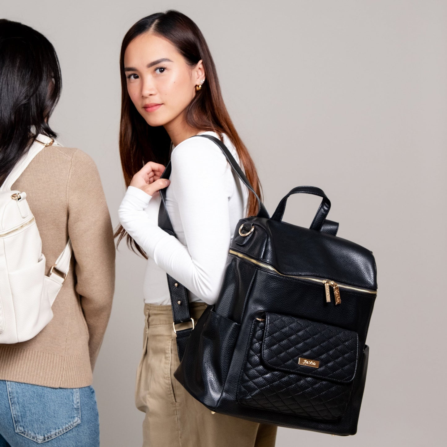 Monaco Diaper Bag | Ebony Black