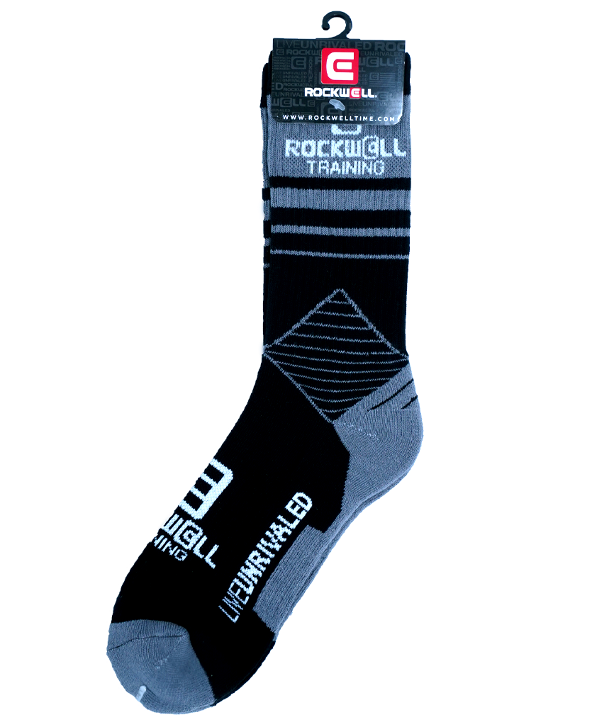 Rockwell Training Black/Gray Socks