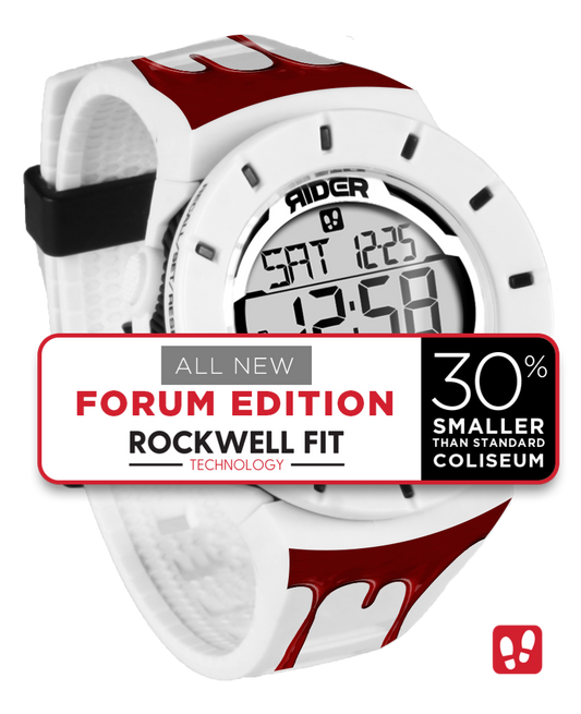 The Coliseum Fit™ - Blood FORUM EDITION (White/Black) Watch
