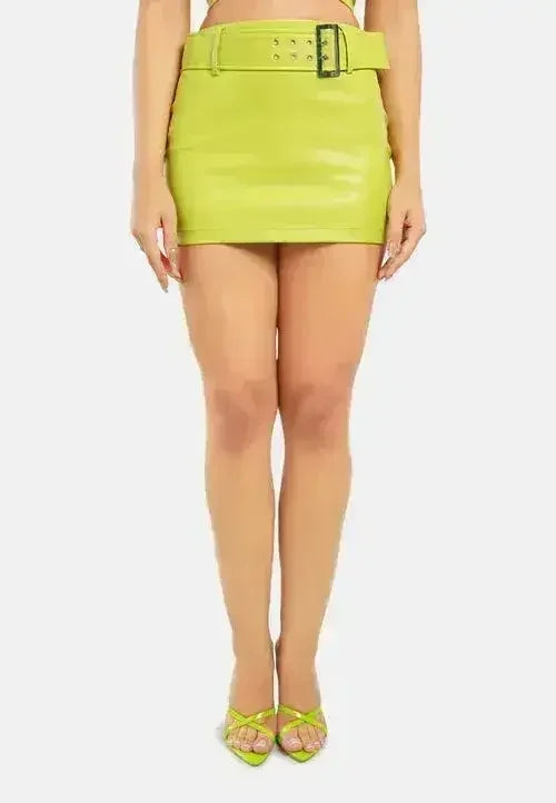 Bodycon Mini Slit Skirt