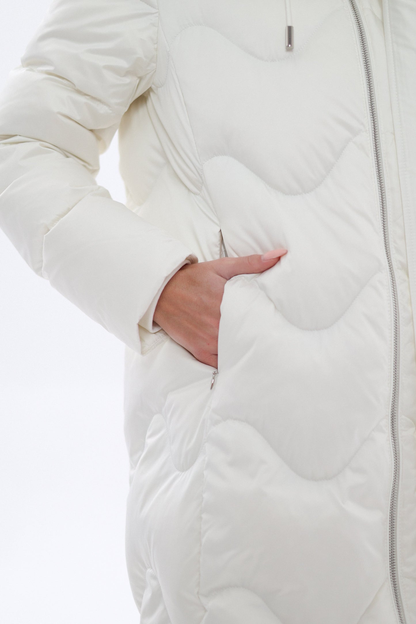 Genuine Fur Trim Down Fill Coat