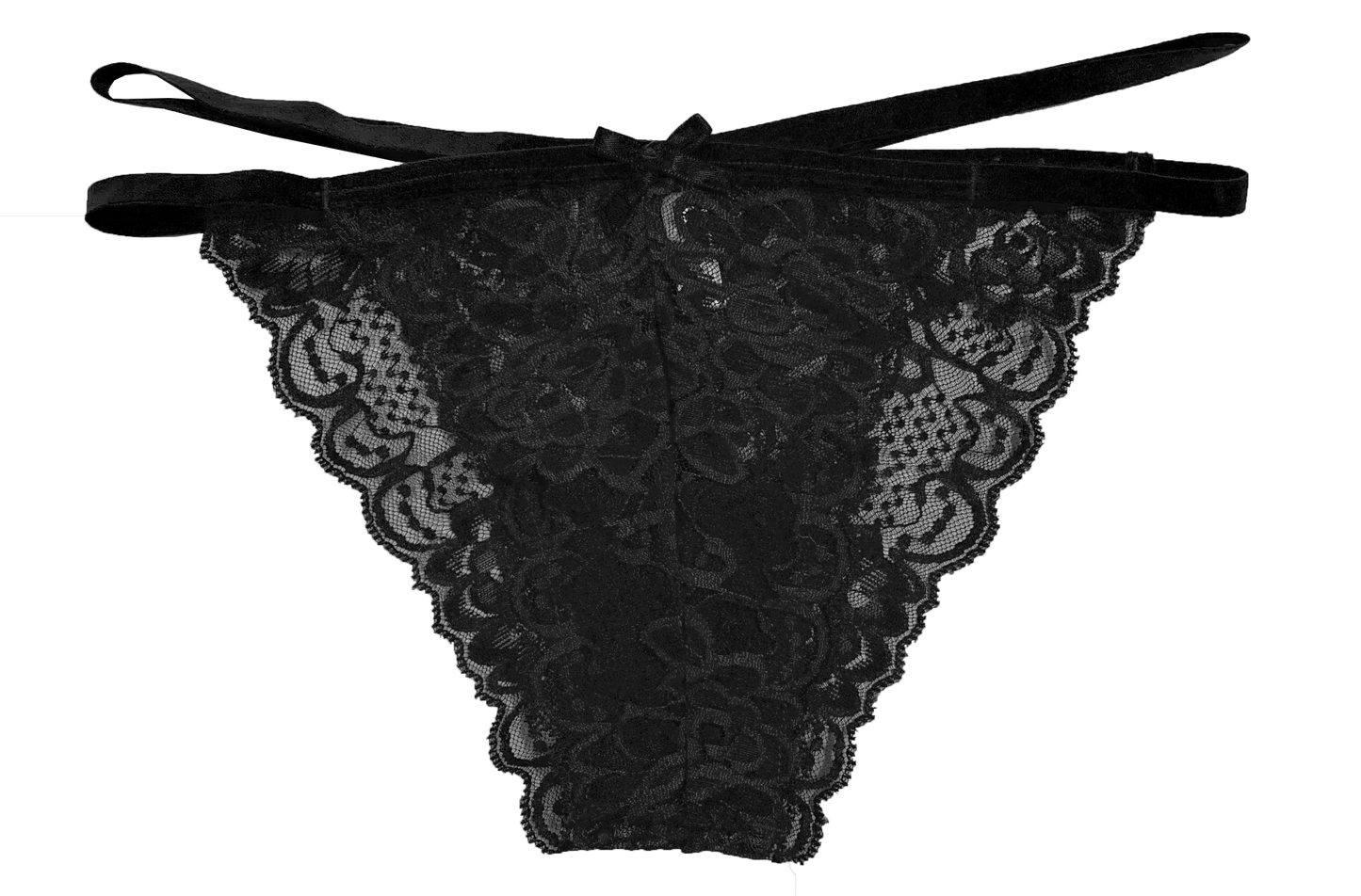 Lace Cheeky with Elastic Straps, XS-2X