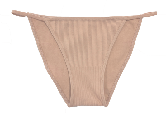 Seamless Rib Strappy Bikini, XS-2X
