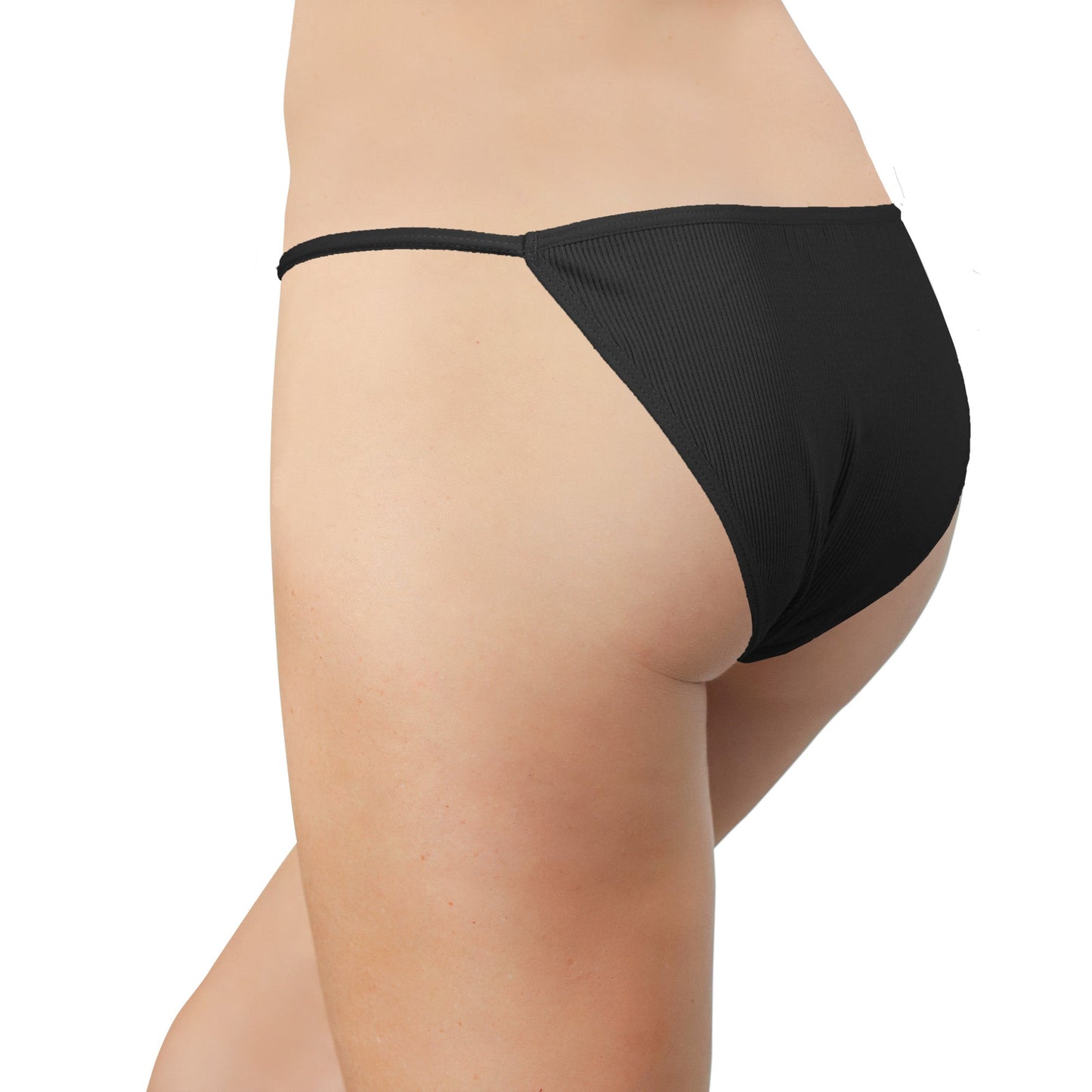 Seamless Rib Strappy Bikini, XS-2X