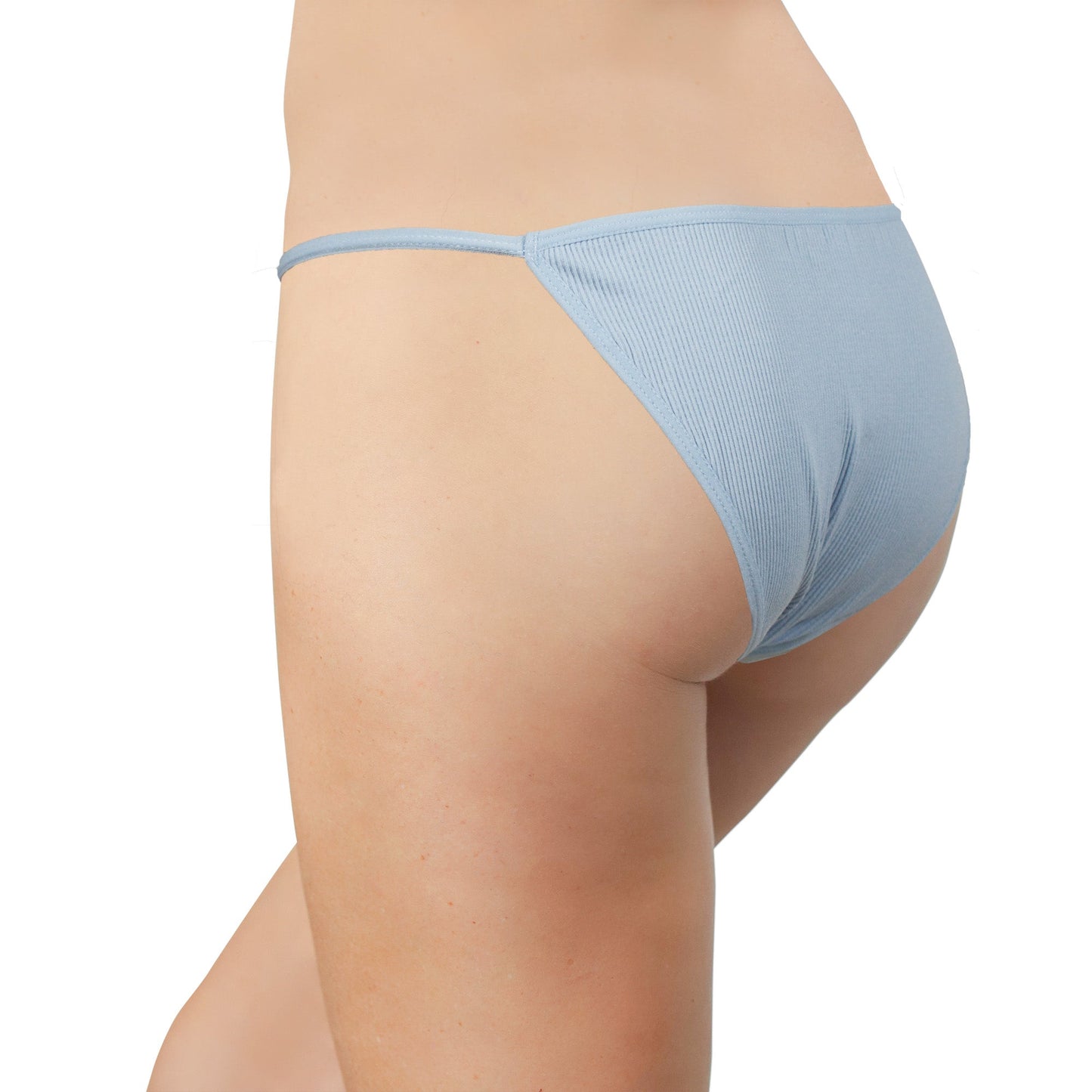 Seamless Rib Strappy Bikini, XS-2X