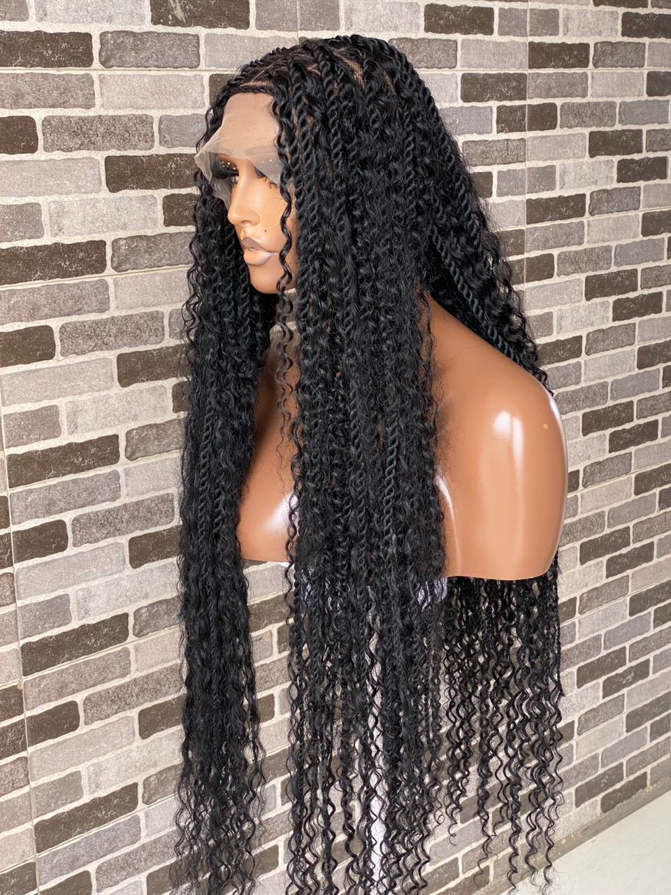 Senegalese bohemian -(100-% Humanhair curls (TARA