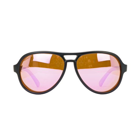 Casino (Black/Pink Mirror Polarized Lens)