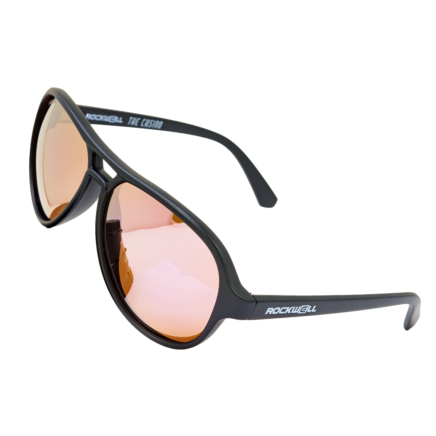 Casino (Black/Pink Mirror Polarized Lens)