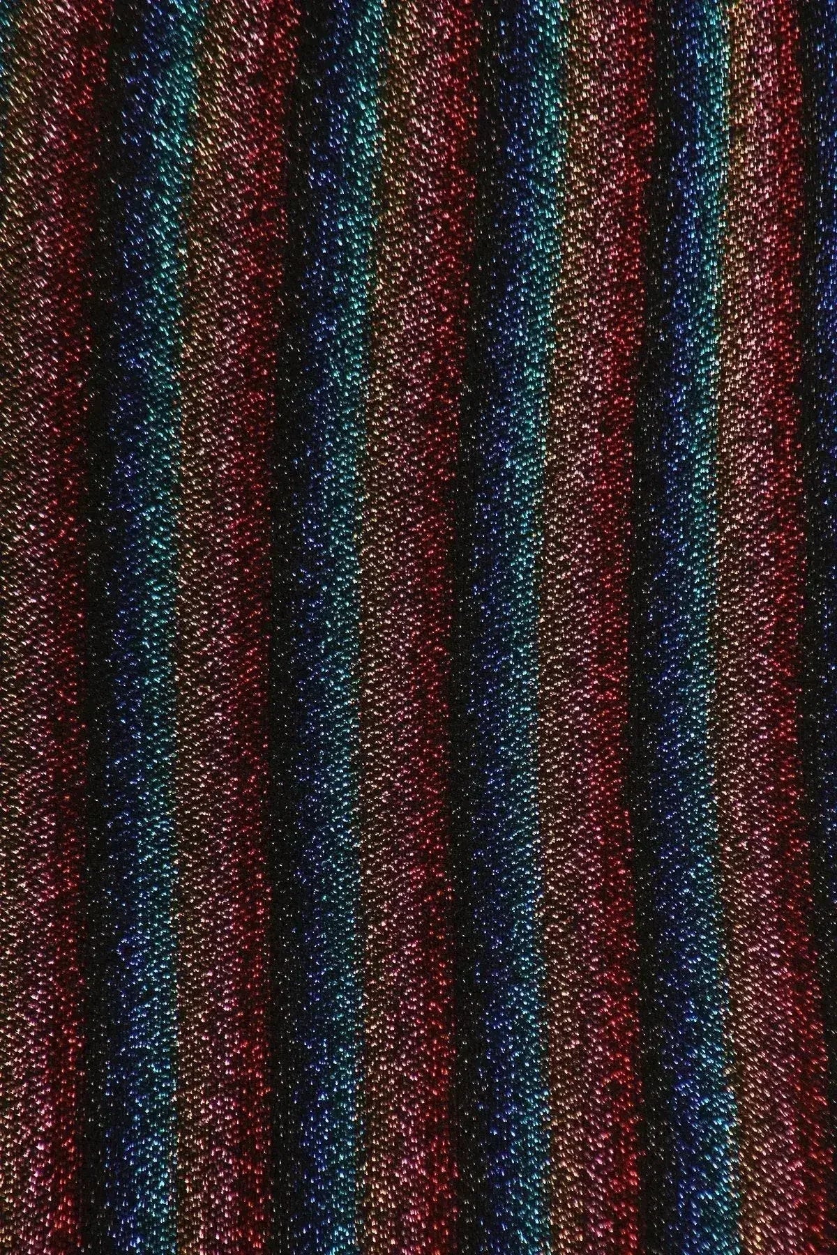 Plus Size Rainbow Striped Sleeveless Short Dress