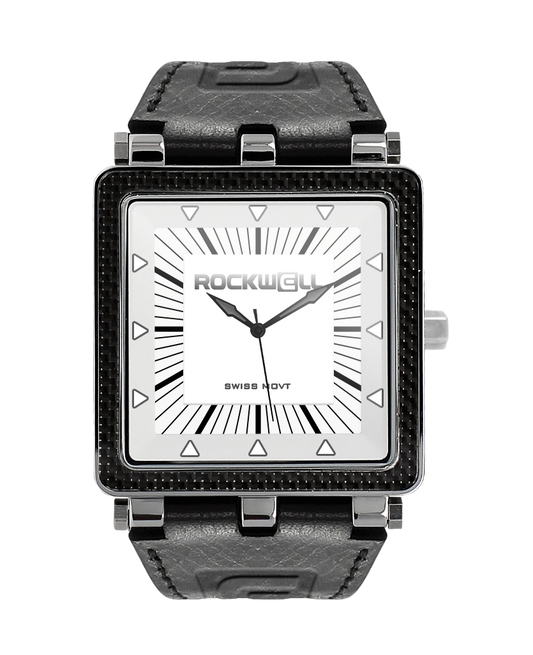 CF Leather (White/Black) Watch