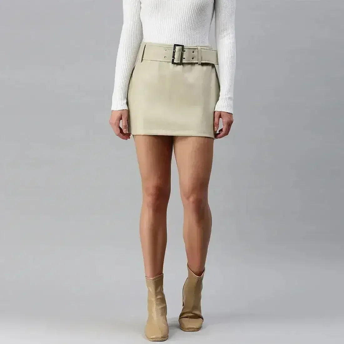 Bodycon Mini Slit Skirt